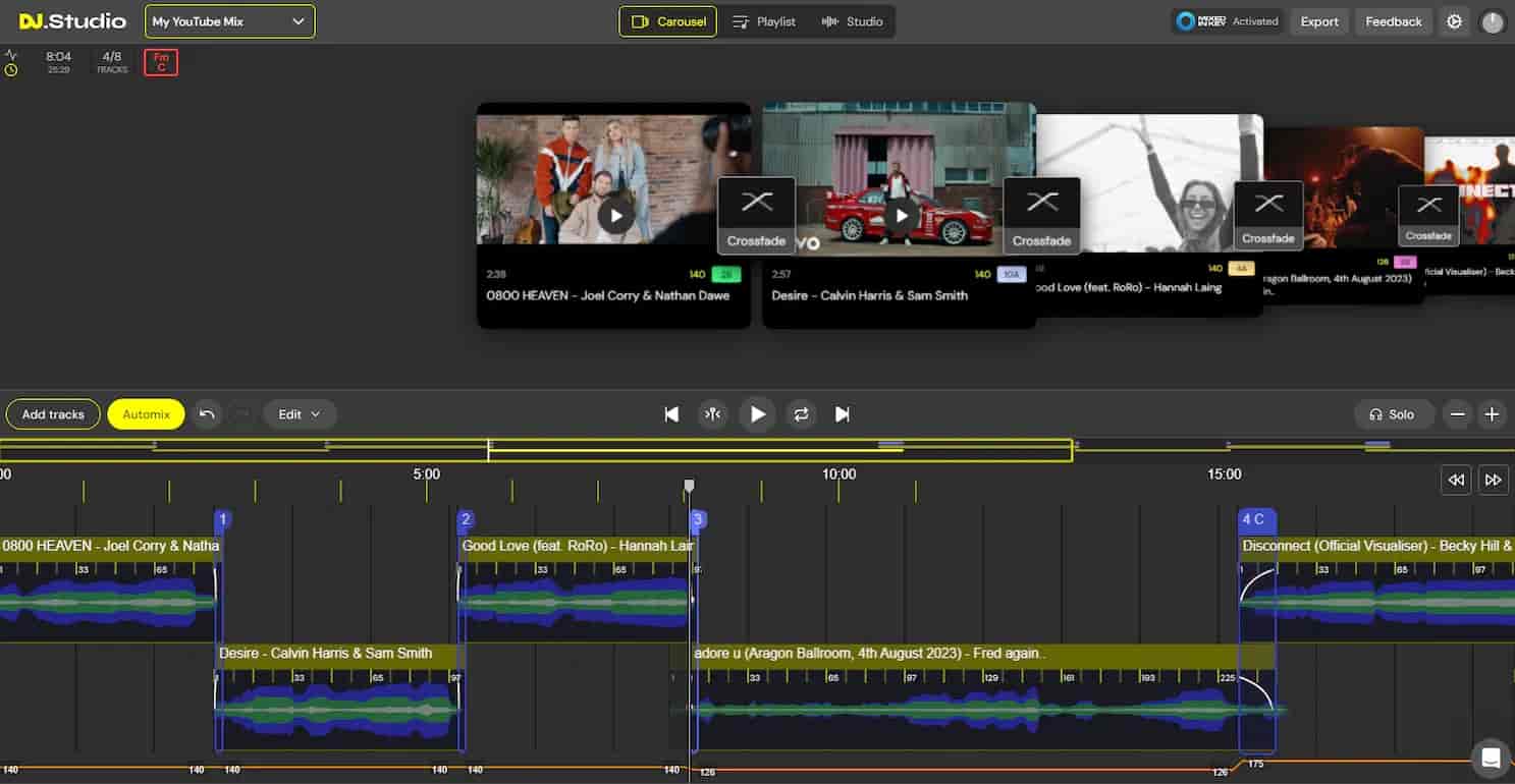 Dj Studio workflow